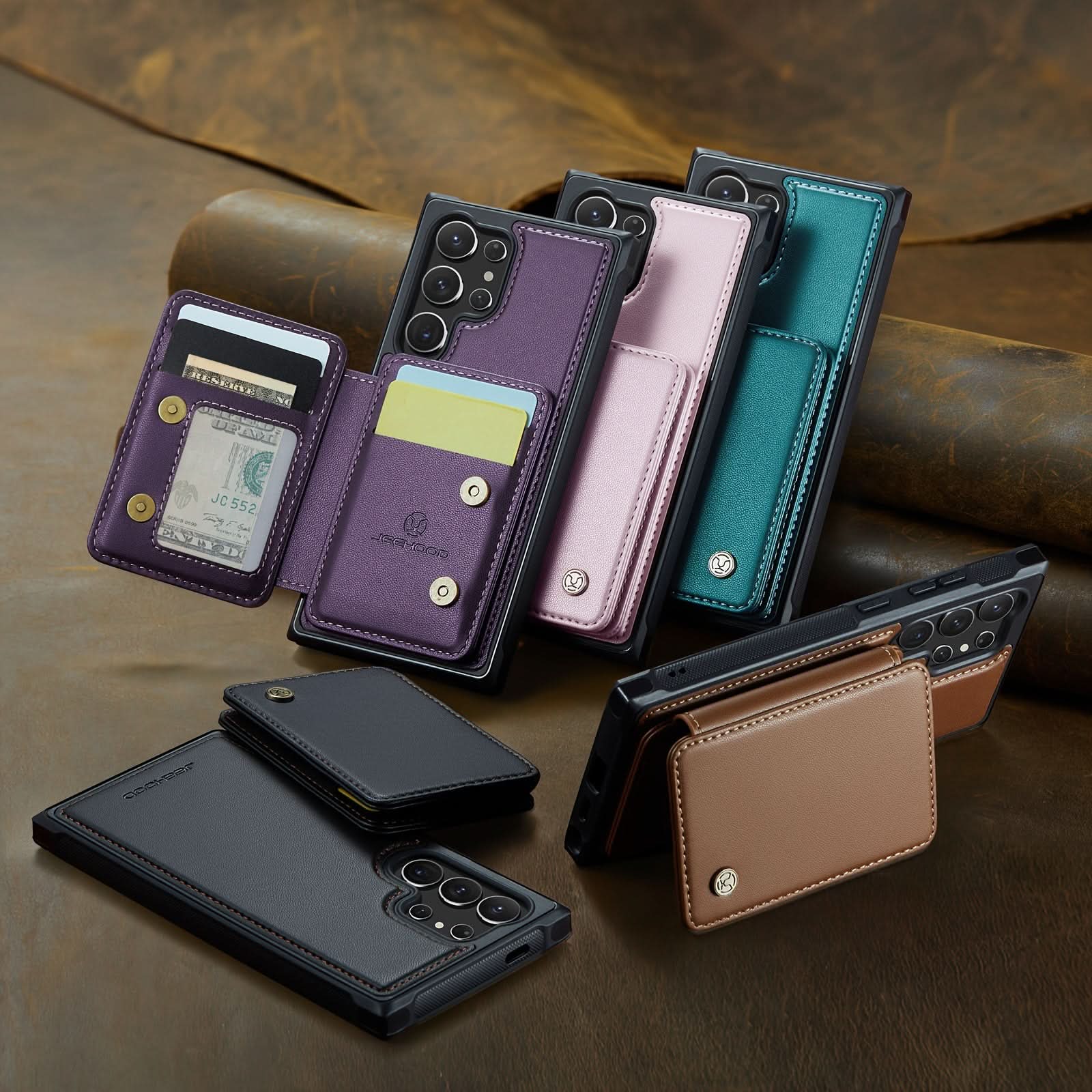 2-in-1 Detachable Wallet Case for Galaxy