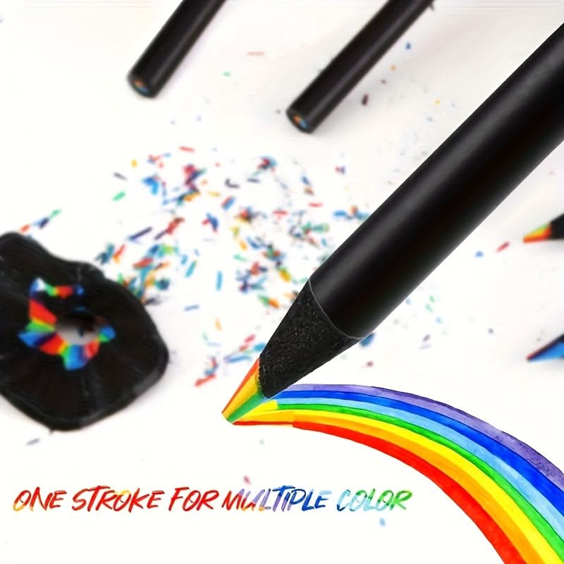 10 Pc Rainbow Magic Markers – Gradient Color Art & Doodle Pens