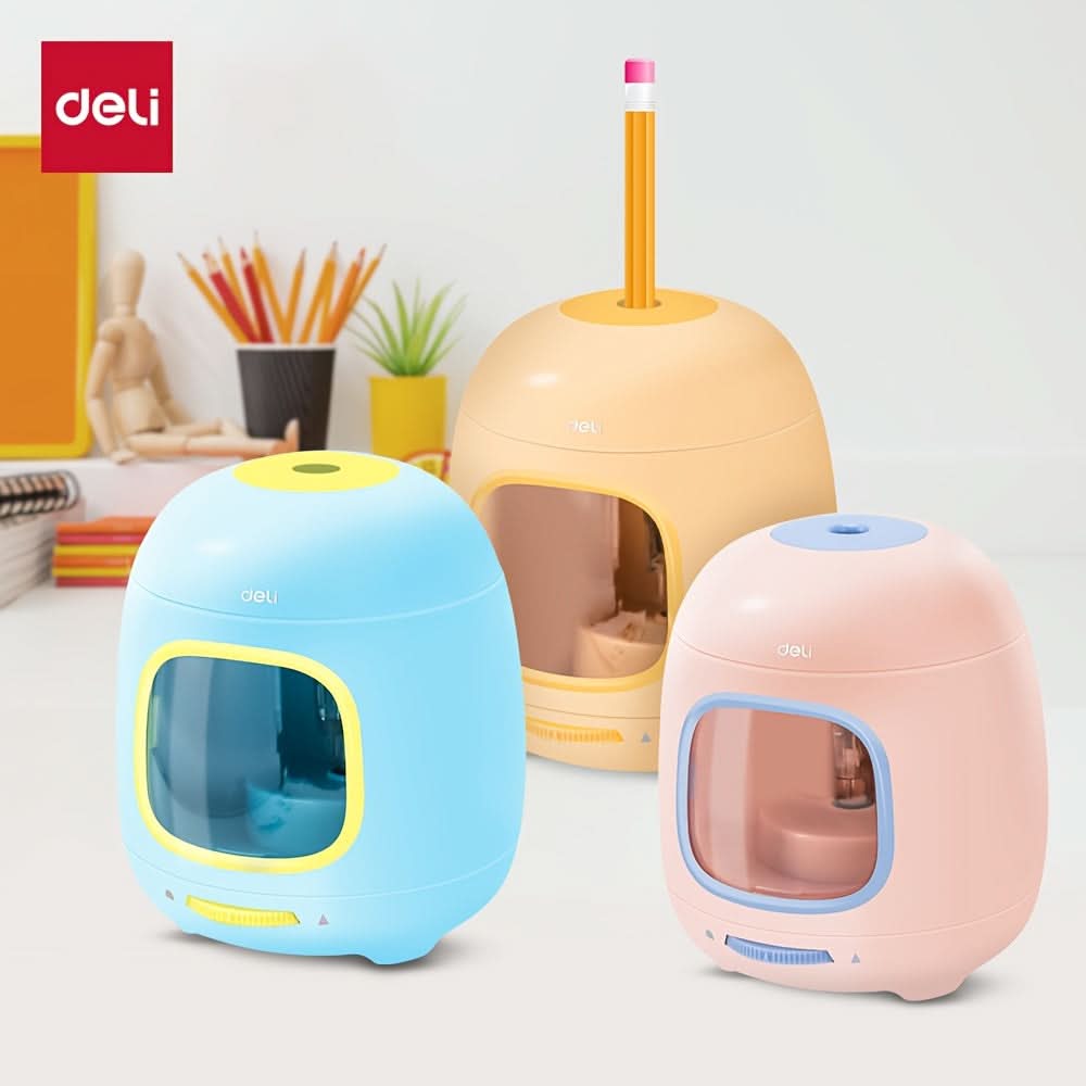 Automatic Electric Pencil Sharpener – High-Speed, Portable & Durable