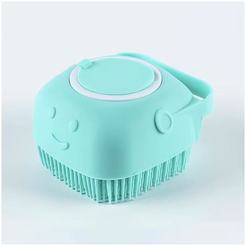 Silicone Pet Shampoo Brush with Storage