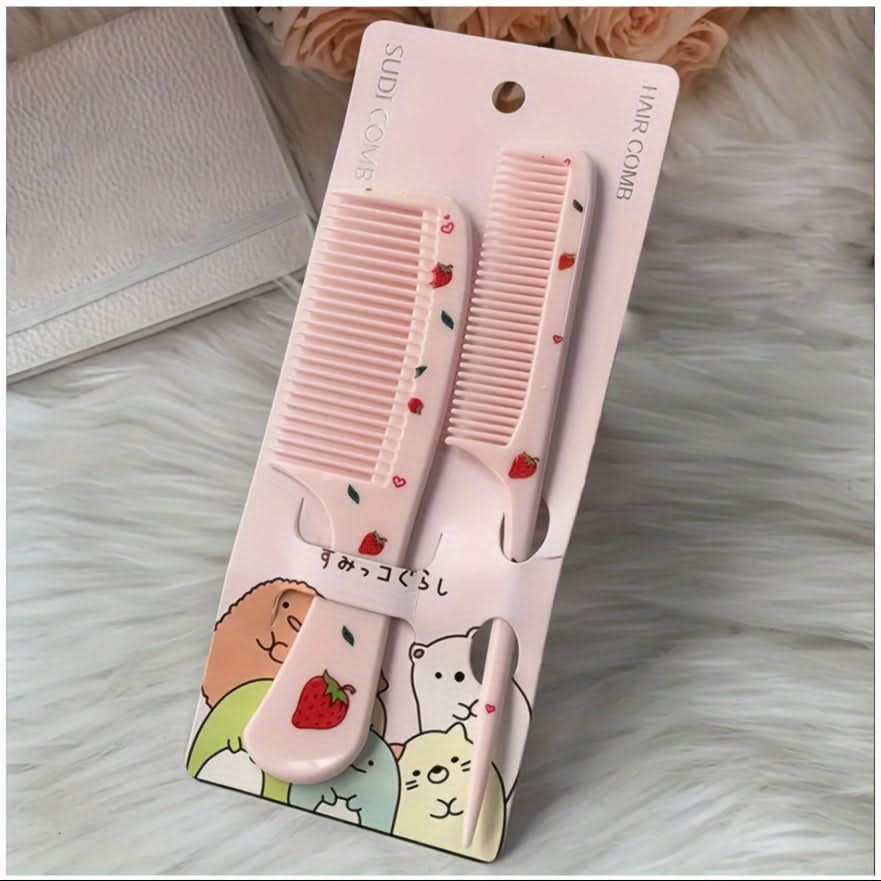 2PCS Cartoon Kids Anti-Static Hair Combs