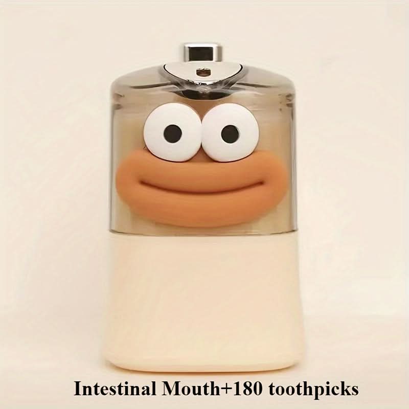 Automatic Pop-Up Toothpick Holder – Push-Top Dispenser