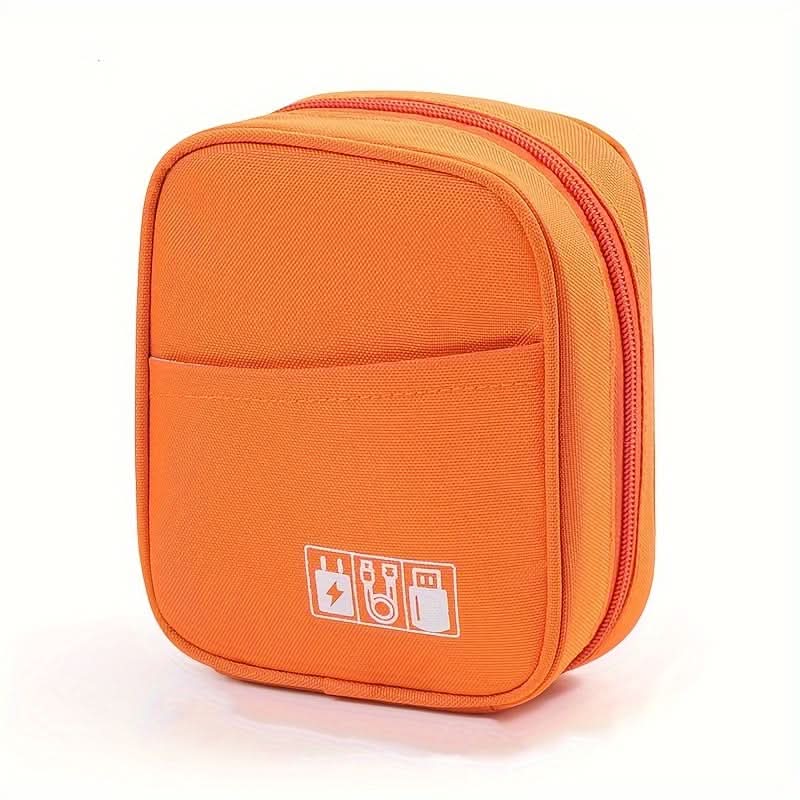 Waterproof Travel Cable Organizer Bag – Portable Storage for Earbuds, USB & Power Bank