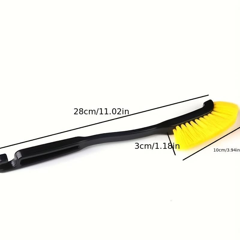 Car Crevice & Tire Brush, Nylon Bristles Wheel & Interior Cleaning Brush