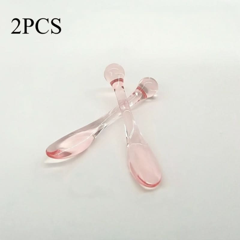 2pcs Cosmetics Scraper & Stirring Spoon Set