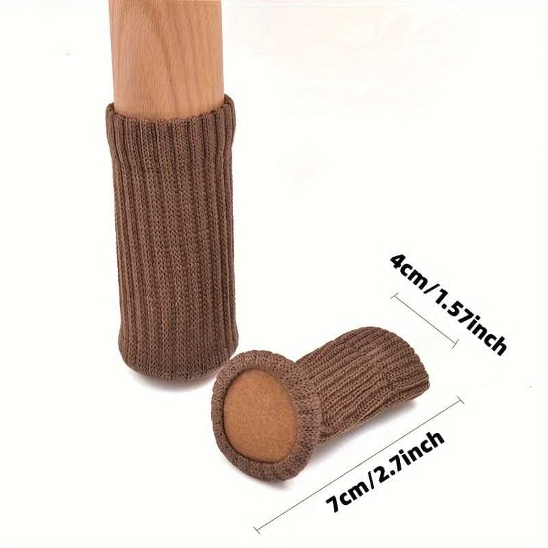 24-Pack Stretchy Chair Leg Socks, Floor Protectors