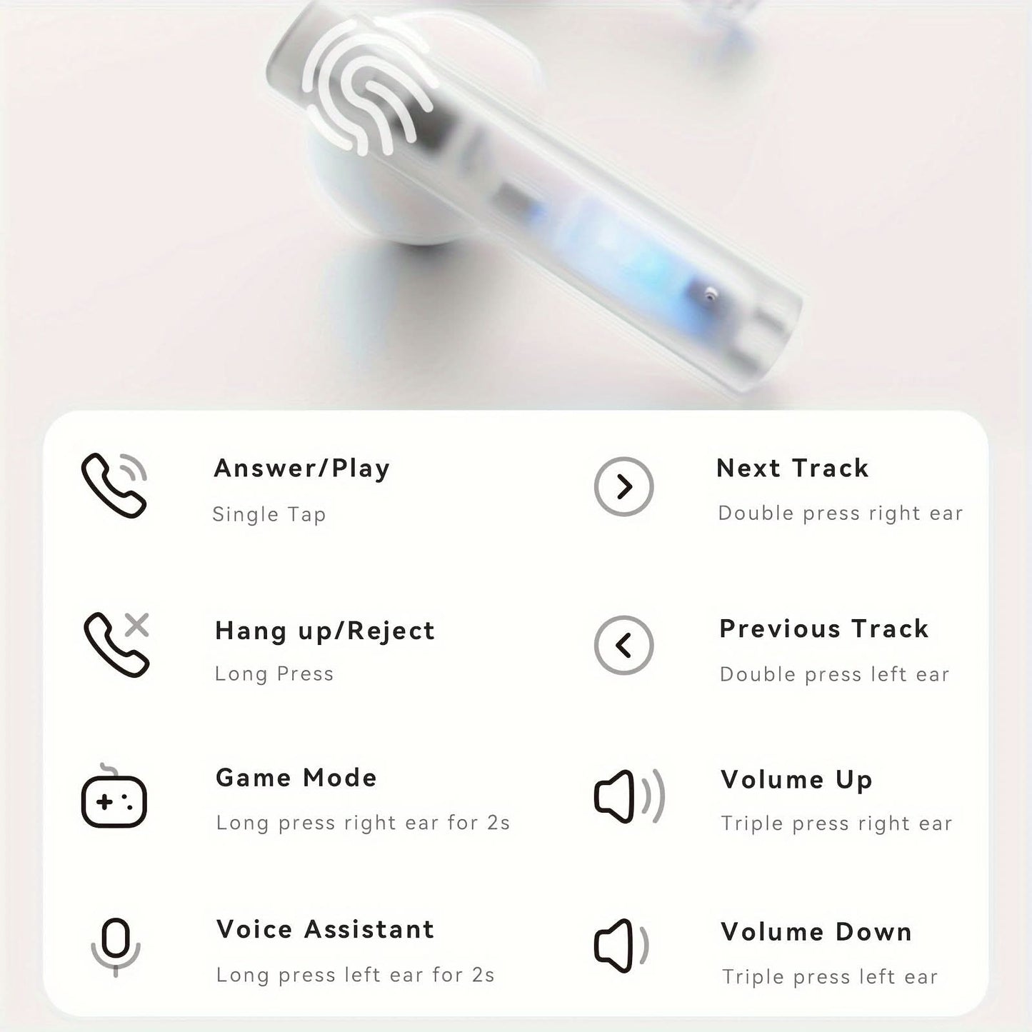 Glow-in-the-Dark Wireless Gaming Headset, Active Noise Cancellation