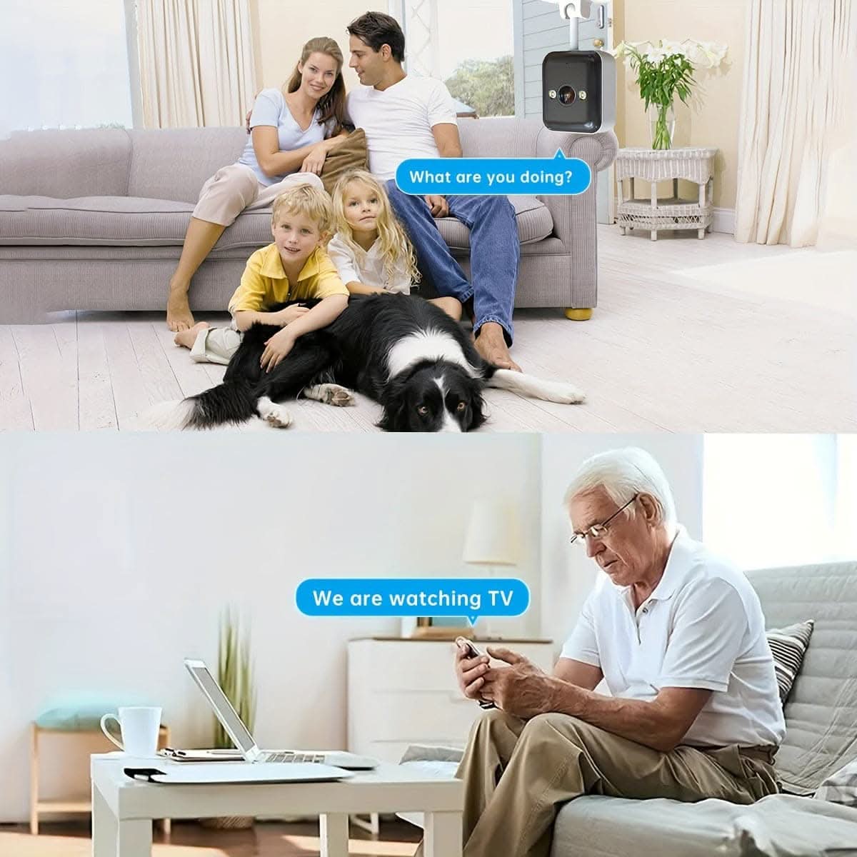 1080P Wireless Security Camera, Two-Way Audio