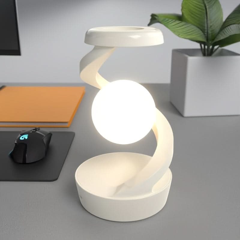 LED Desk Lamp with Motion Sensor & Wireless Charging