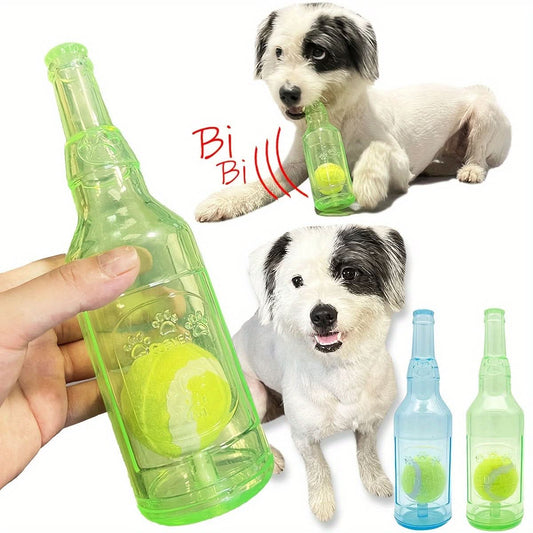 Floating Squeaky Tennis Ball Toy – Durable, All-Breed Dog Fun