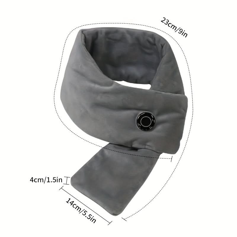 USB Heated Neck Warmer – 3-Speed Cotton Scarf