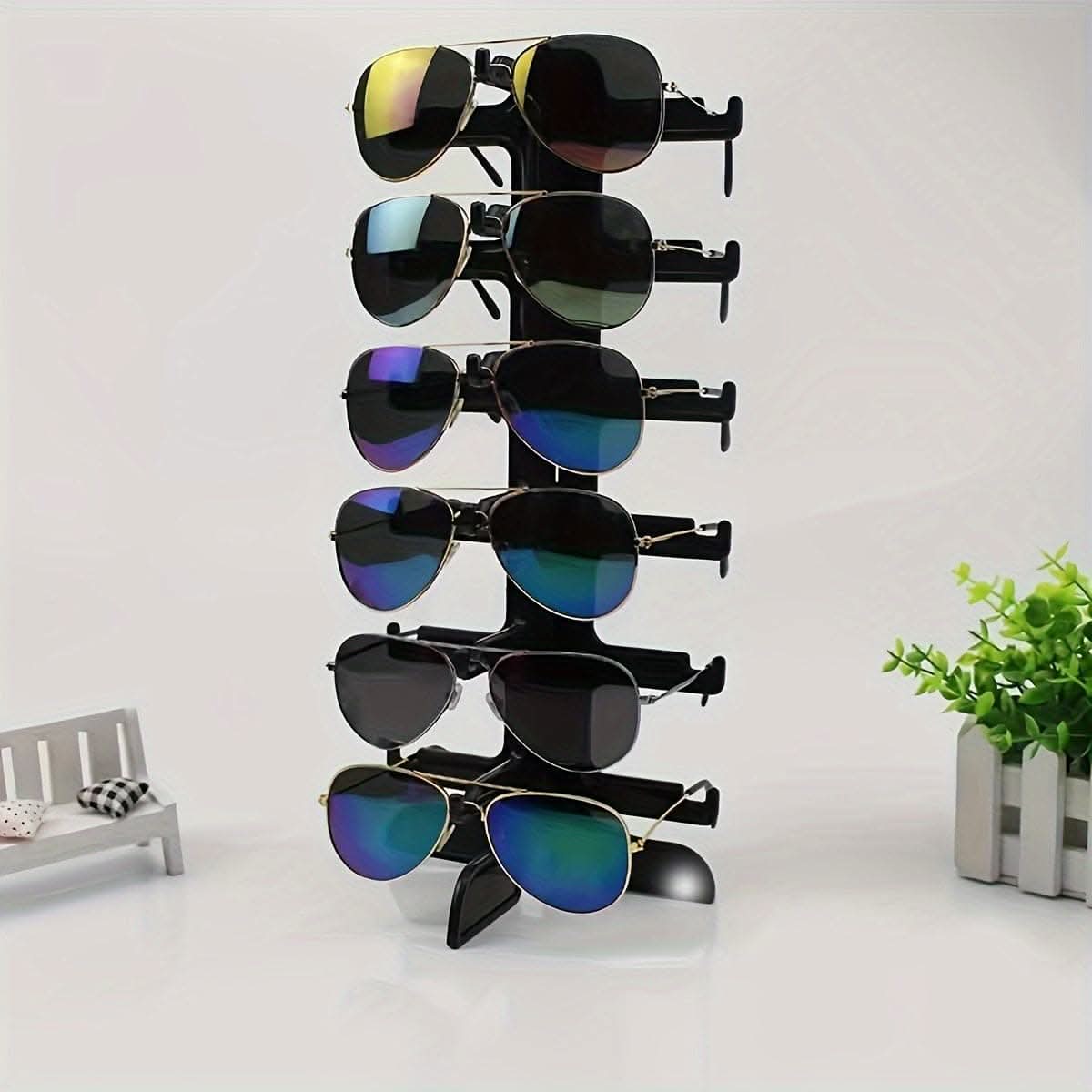 Simple Countertop Glasses Rack – Prong Design & Non-Slip