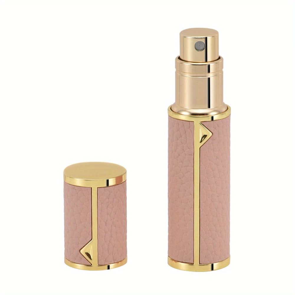 5ml Refillable Leather Perfume Atomizer - Leak-Proof Travel Spray Bottle