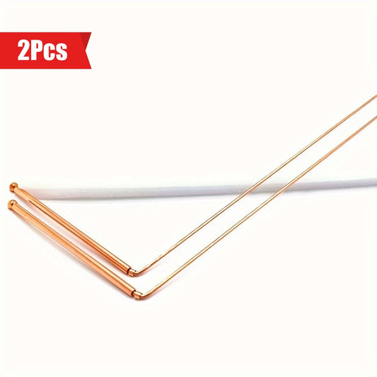 2-Pack SONGLONG Copper Dowsing Rods for Detection