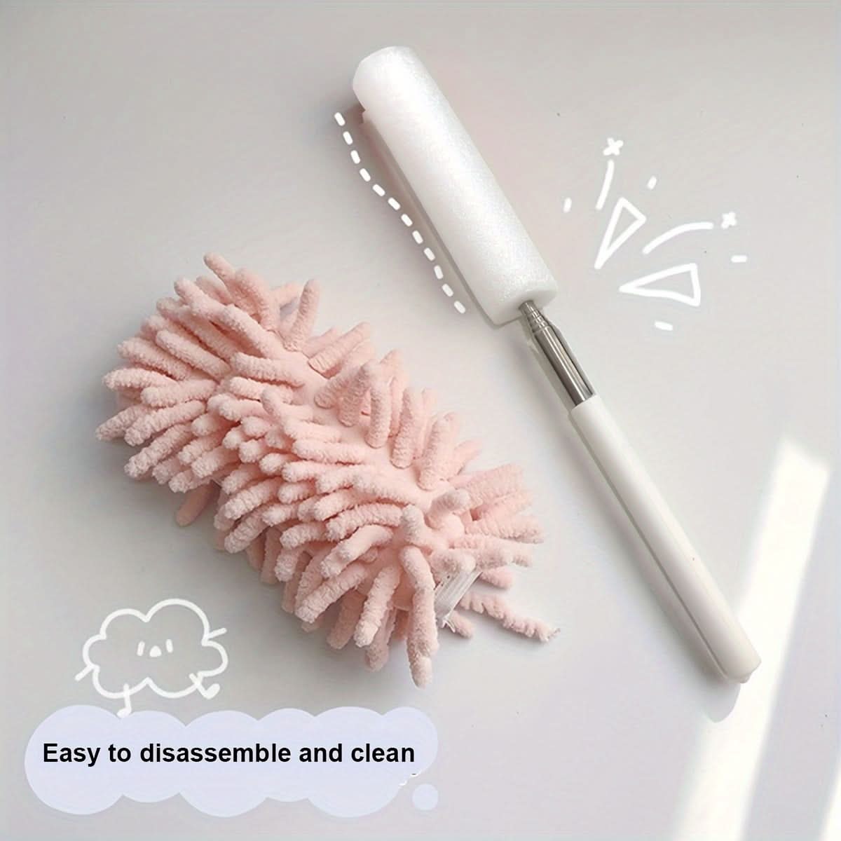 Mini Extendable Microfiber Car Dusting Brush