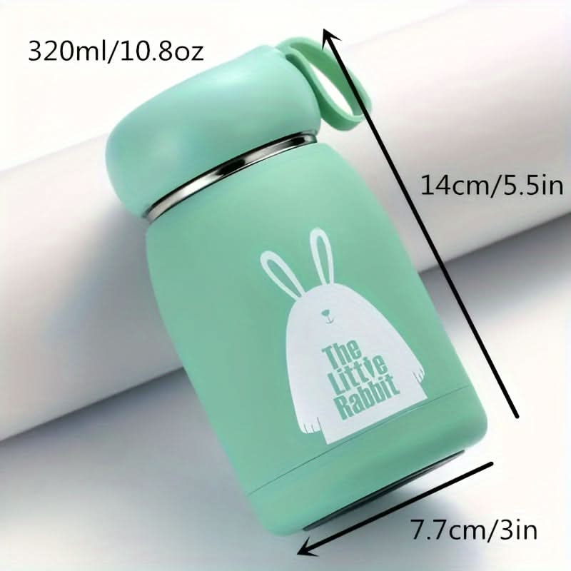 Cute Insulated Stainless Steel Water Bottle – Rabbit Belly Design