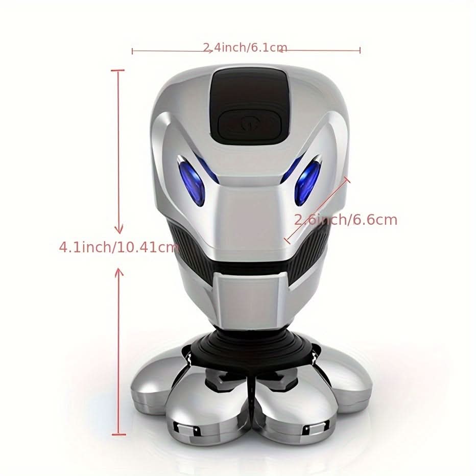 5-in-1 Rechargeable Electric Head Shaver for Men – Wet/Dry Bald Head Grooming Kit