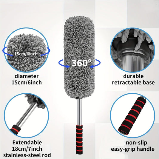 Multi-Functional Microfiber Car Cleaning Brush