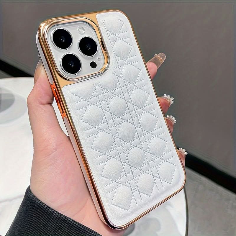Premium Faux Leather iPhone Case Cover