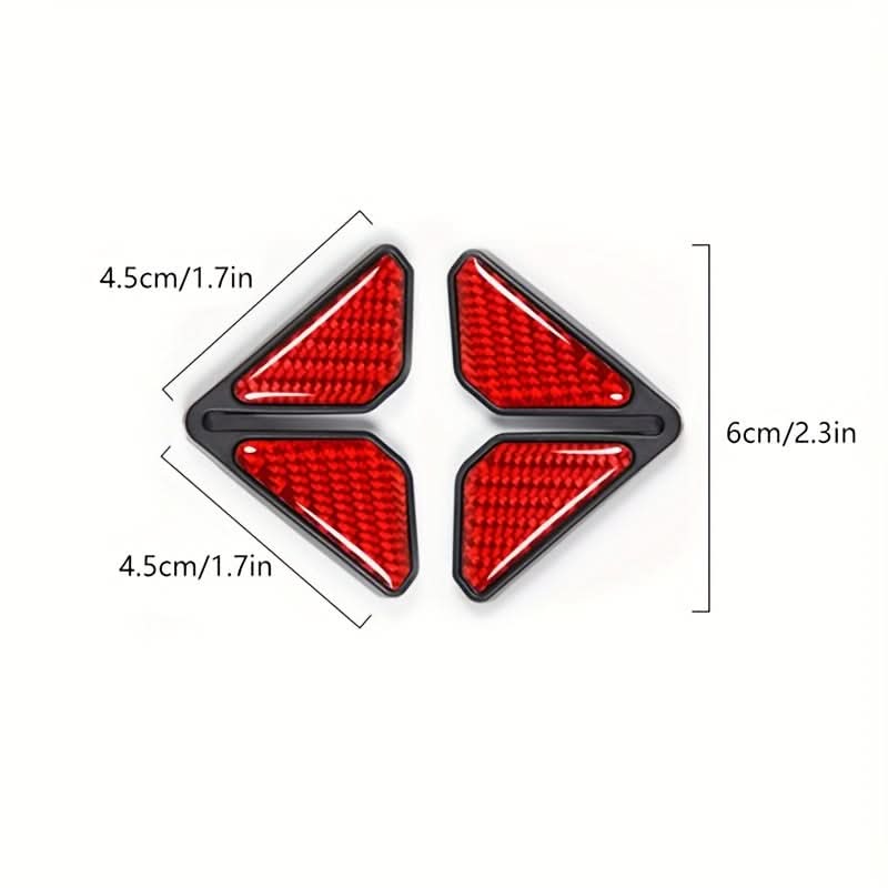 Universal Carbon Fiber Car Door Guard Stickers – Reflective Anti-Collision