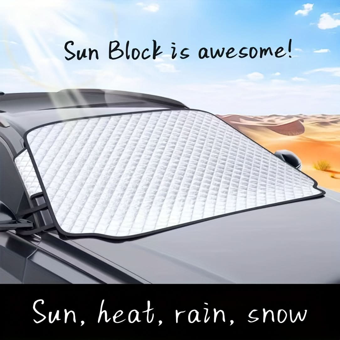 Universal Windshield Cover for Cars, SUVs & Trucks – All-Season Protection