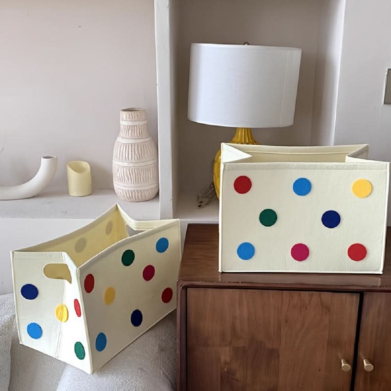 Animal-Themed Felt Storage Basket for Kids