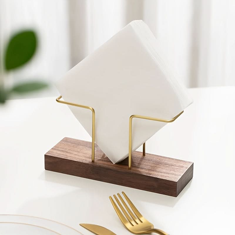 Solid Wood Tissue Holder – Elegant Bathroom Decor