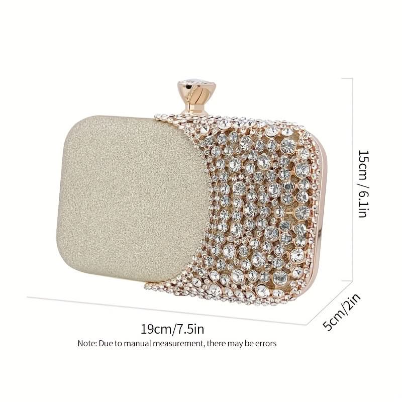 Glamorous Rhinestone Evening Clutch, Sparkling Party Bag