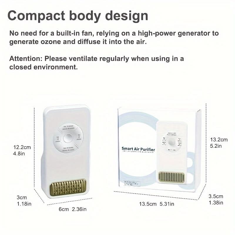 USB Ozone Odor Removal Air Purifier