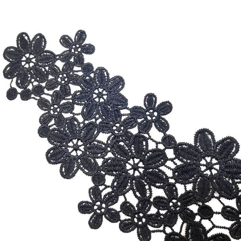 3pcs Embroidered Lace Detachable Collars