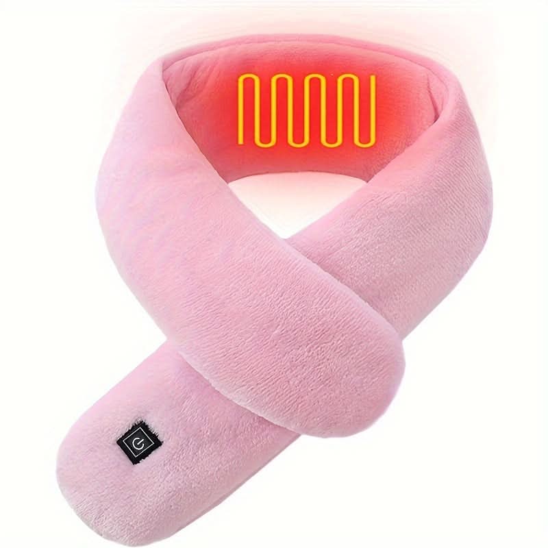 USB Heated Scarf – 3 Heat Settings, Washable Neck Warmer