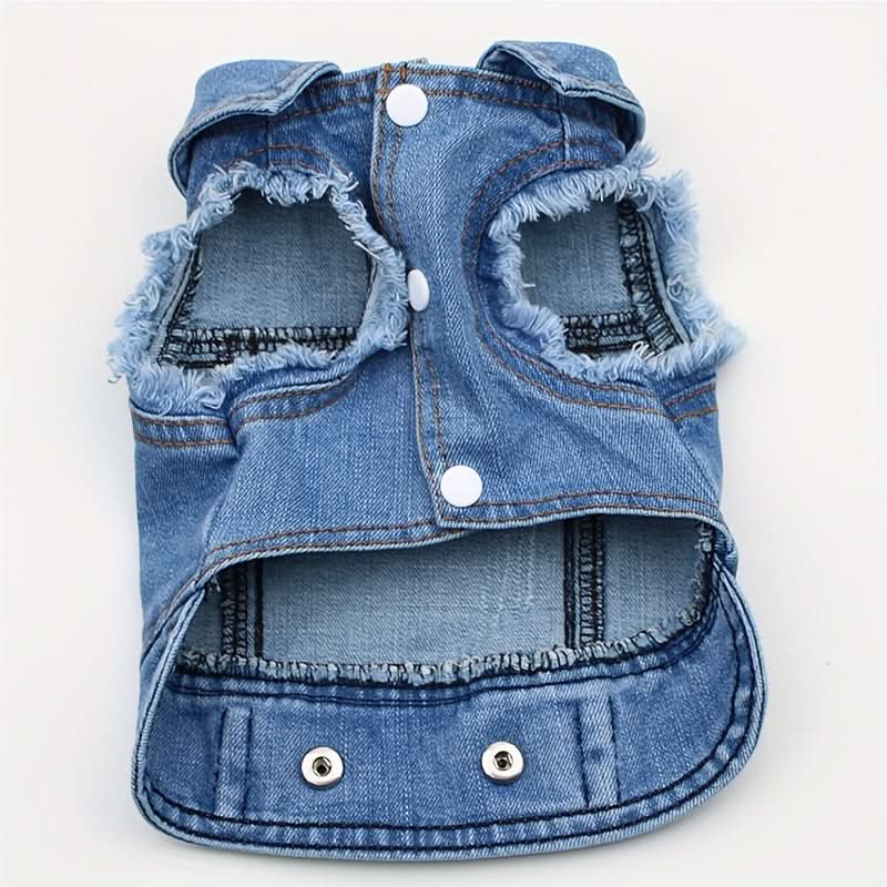 Dog Denim Vest for Small Dogs, Spring & Autumn