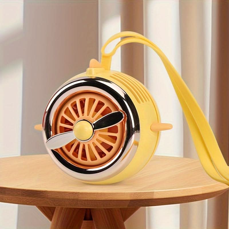 Cute Cartoon USB Desktop & Neck Fan – Portable Small Fan
