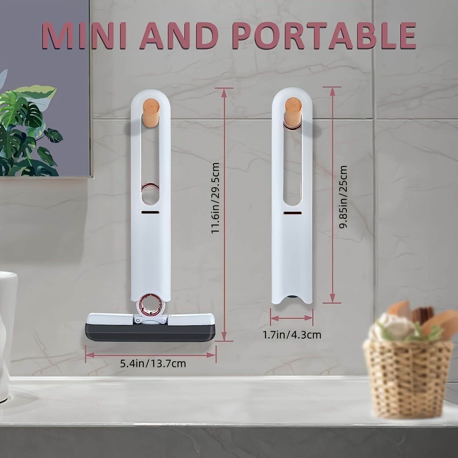 Mini Hand-Free Sponge Mop for Windows & More