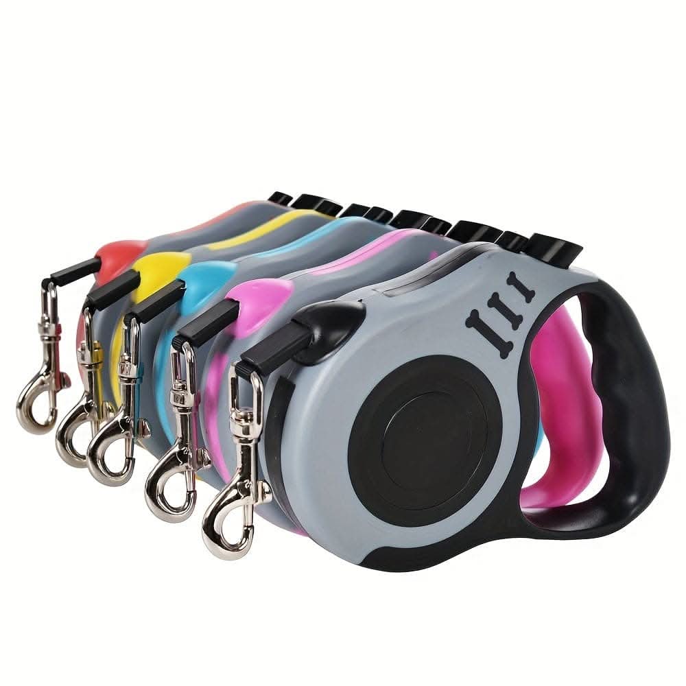 Heavy-Duty Retractable Dog Leash with Handle