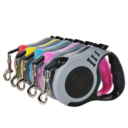 Heavy-Duty Retractable Dog Leash with Handle