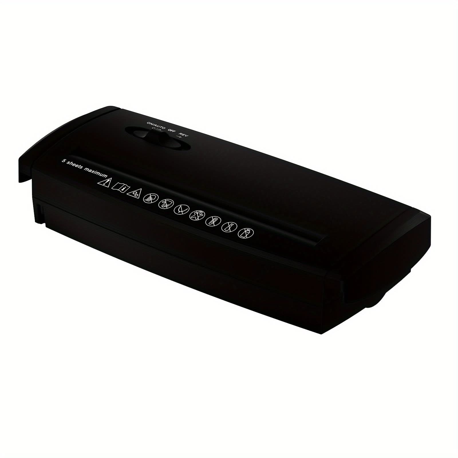 5-Sheet Electric Paper Shredder for Home