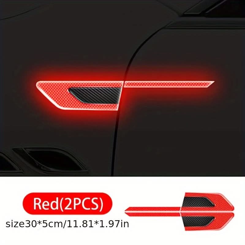 Reflective Resin Car Door Protector Strips – Anti-Collision Safety Decals