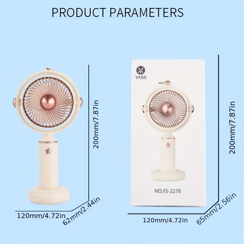 Chic USB Rechargeable Mini Handheld Fan