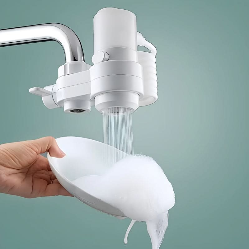 Dual-Function Pet Faucet Foamer Dispenser
