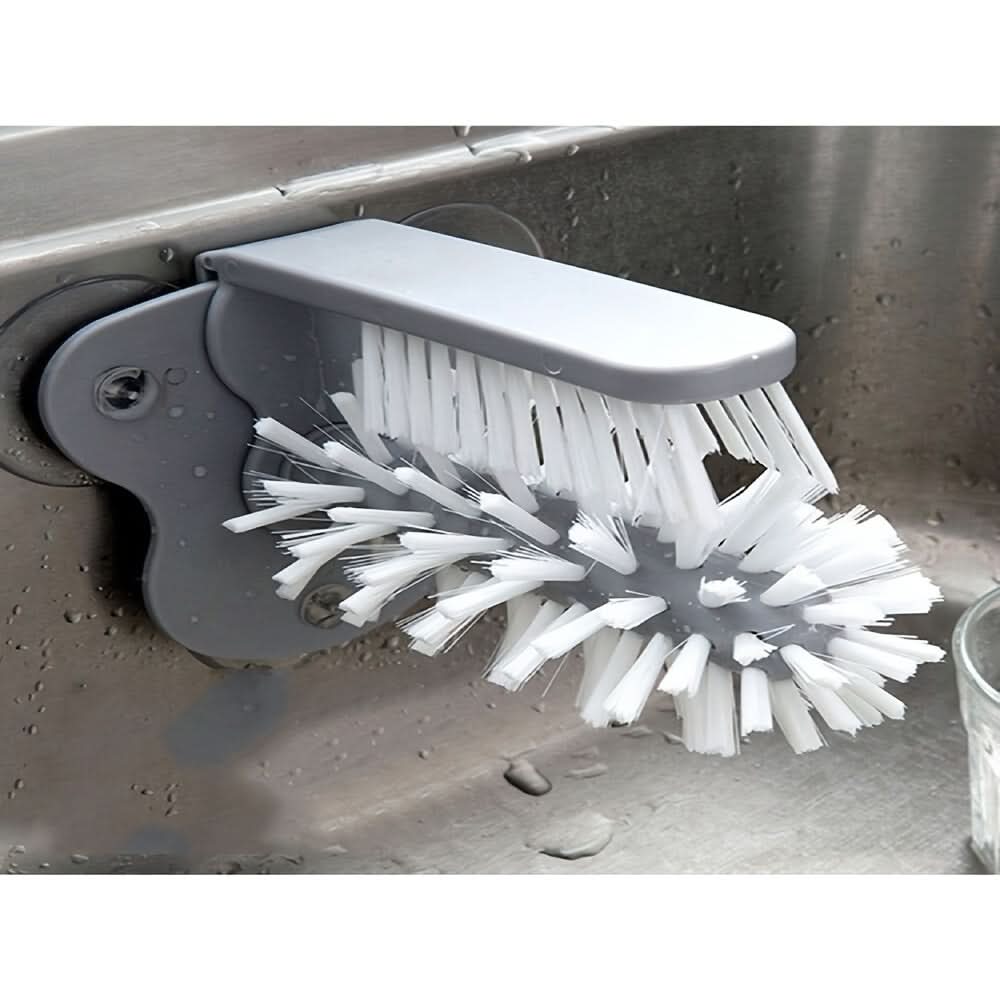 Wall-Mounted Cup & Bottle Cleaning Brush