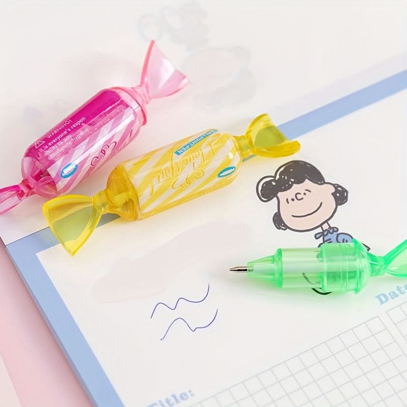 5-Pack Candy-Shaped Ballpoint Pens – Medium Point