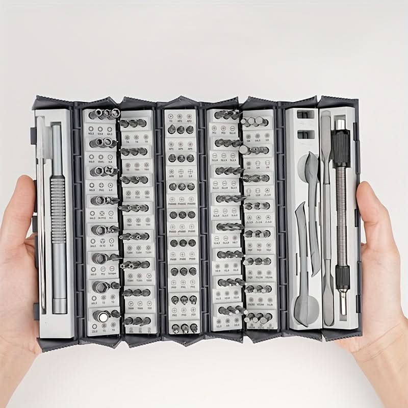 128-in-1 Magnetic Precision Screwdriver Set for Electronics