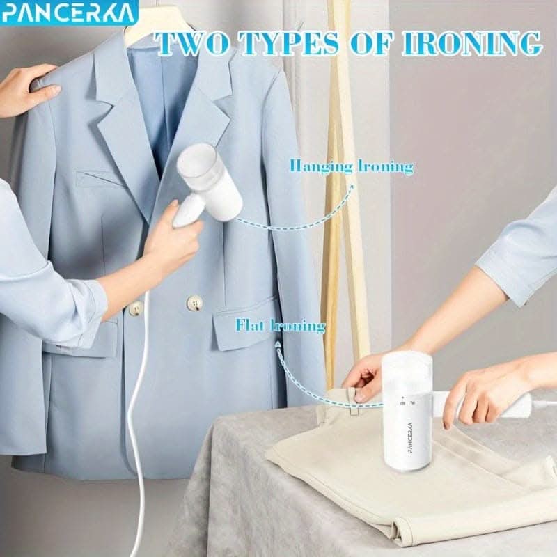Portable Handheld Fabric Steamer - 1200W Quick Heat & Foldable