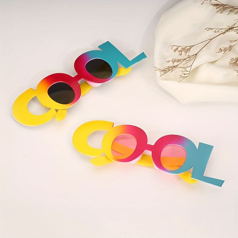 Anime Letter Shaped Novelty Glasses for Parties