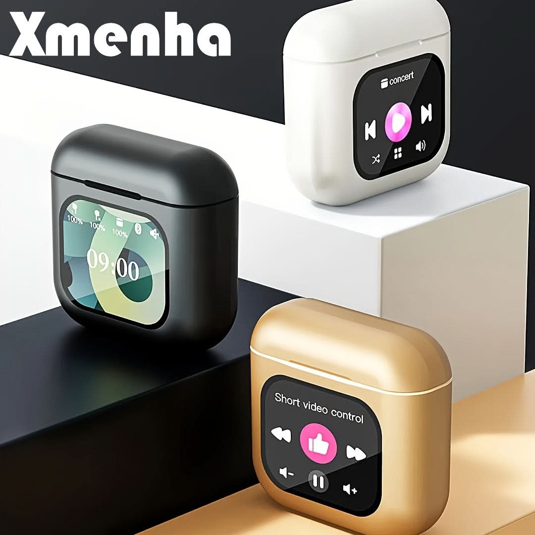 True Wireless Earbuds with Smart Touch Screen