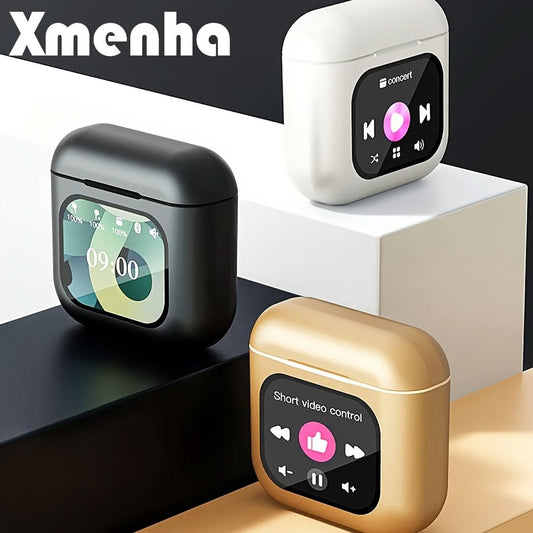 True Wireless Earbuds with Smart Touch Screen
