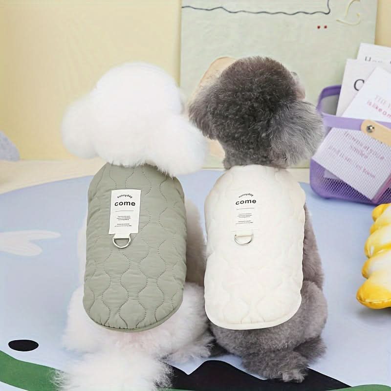 Cozy Winter Pet Vest for Small Dogs & Cats