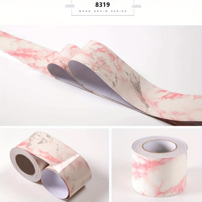 Vinyl Self-Adhesive Marble Pattern Wallpaper Border