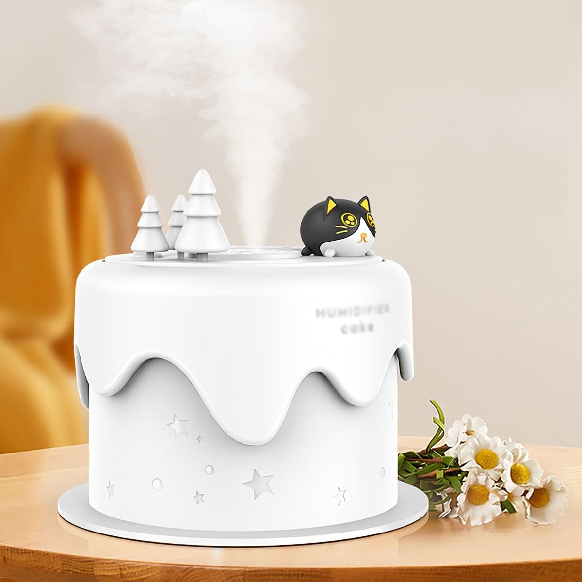 Quiet USB Humidifier with LED Night Light